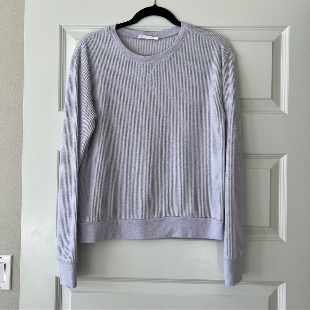 Lilac Waffle Long Sleeve